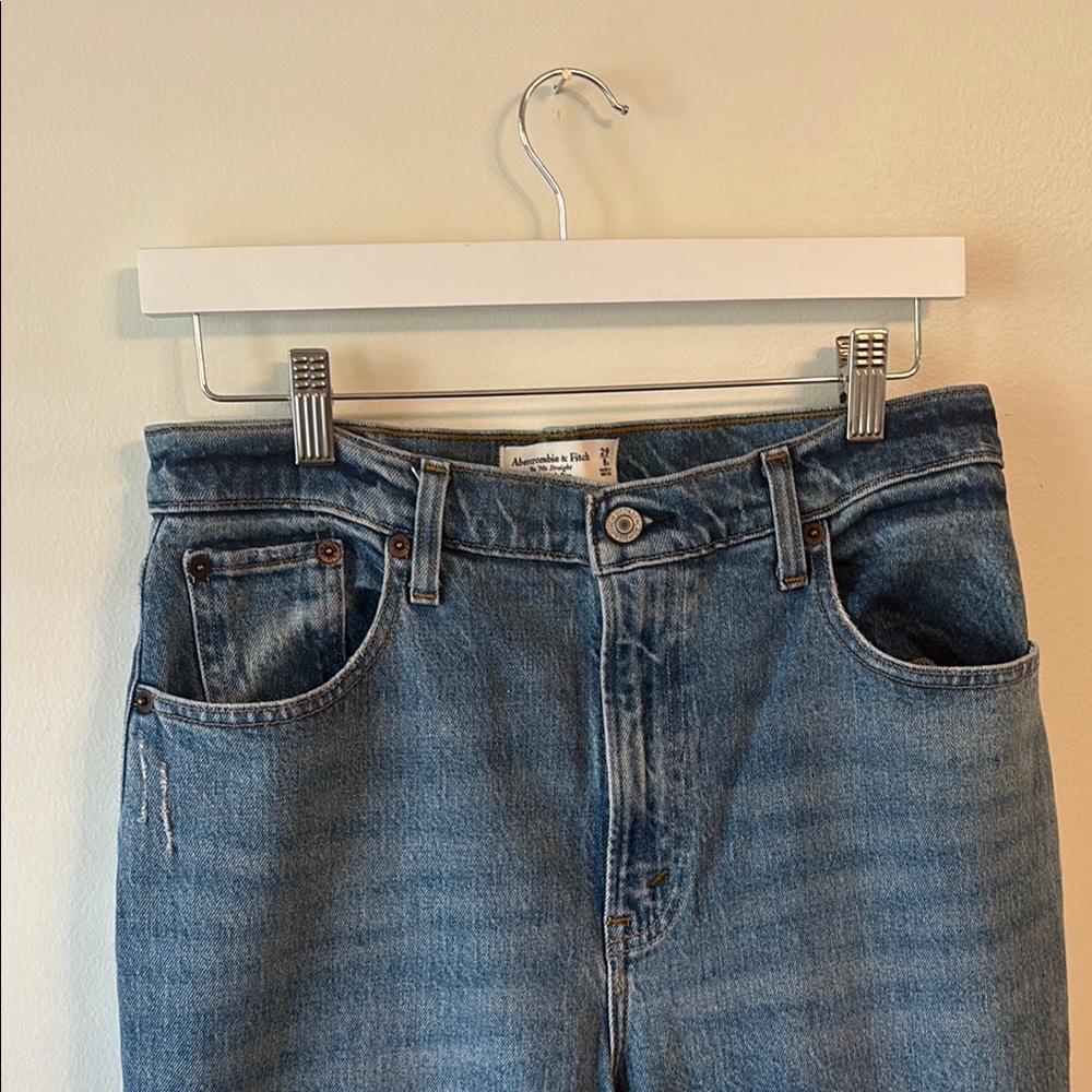 Abercrombie 90s straight ultra high rise jeans